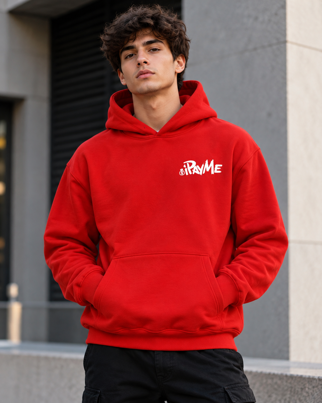 iPayMe Signature Pullover Hoodie – Red