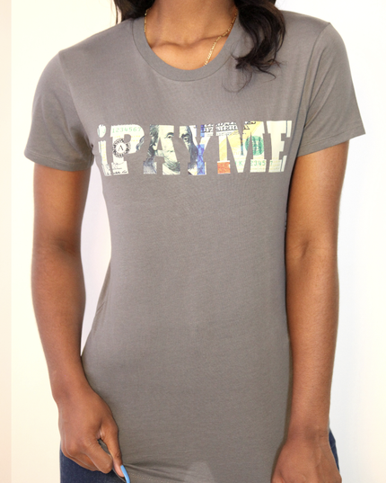 Women’s Grey iPayMe Logo T-Shirt